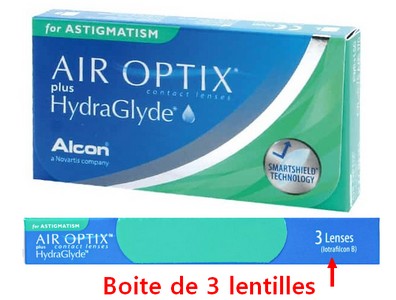 Air Optix Plus Hydraglyde for Astigmatism 3L
