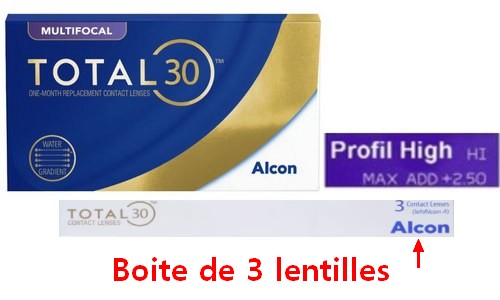 Total 30 Multifocal High 3L