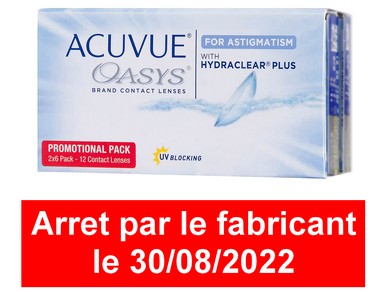 Acuvue Oasys for Astigmatism 12L