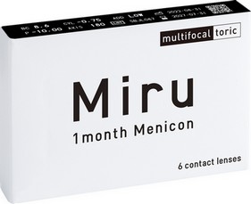 Miru 1 Month Toric Multifocal Low 6L